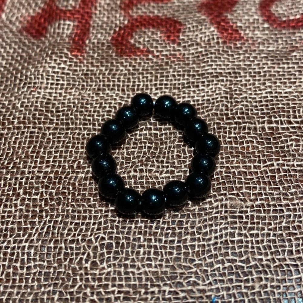 COPY - Black Onyx Beaded Ring